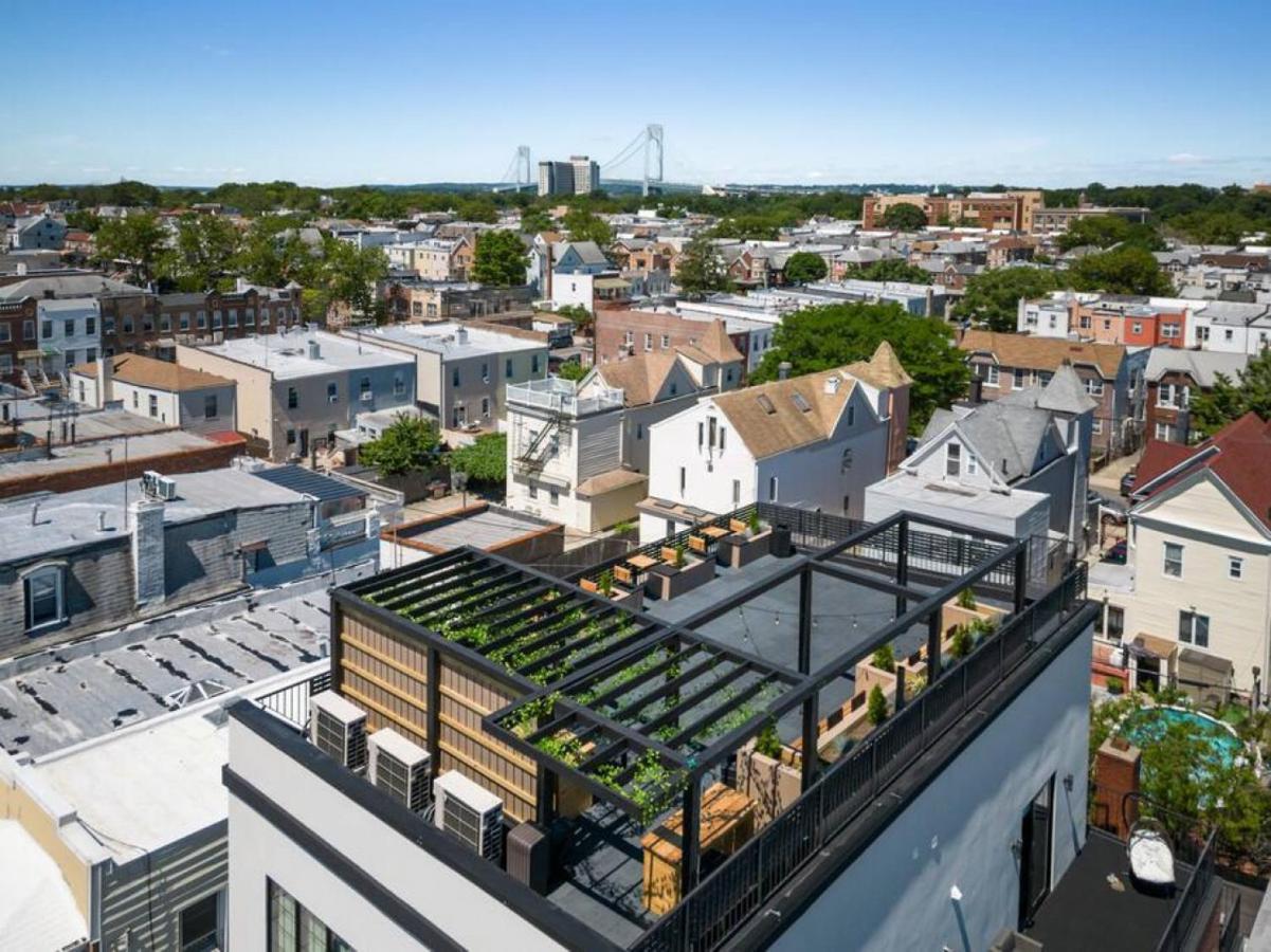 Nyc Skyline Views, Sauna & Rooftop - Romantic Escape At "Brooklyn Bay Lofts" 뉴욕 외부 사진