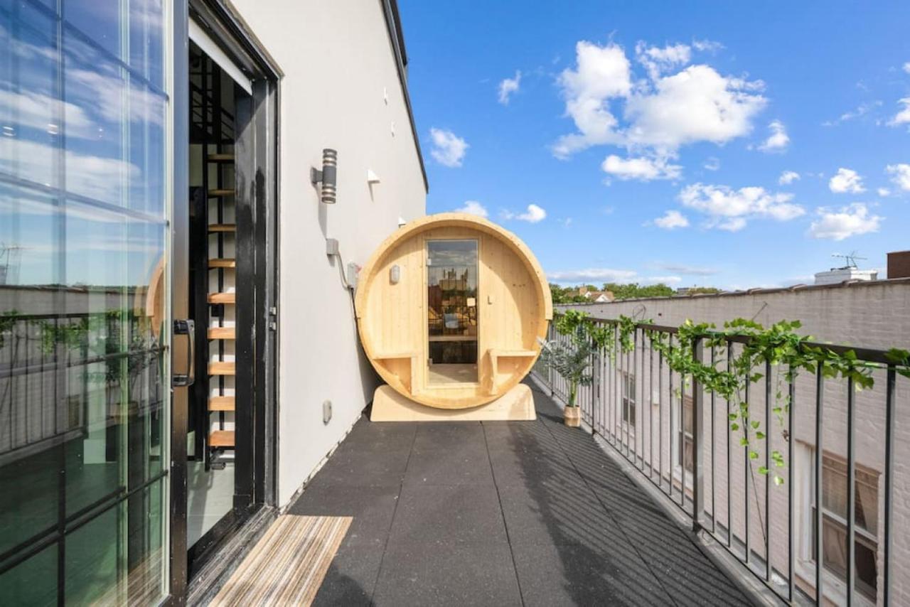 Nyc Skyline Views, Sauna & Rooftop - Romantic Escape At "Brooklyn Bay Lofts" 뉴욕 외부 사진